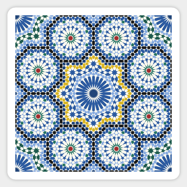 Arabic Tile IV Sticker by ojovago